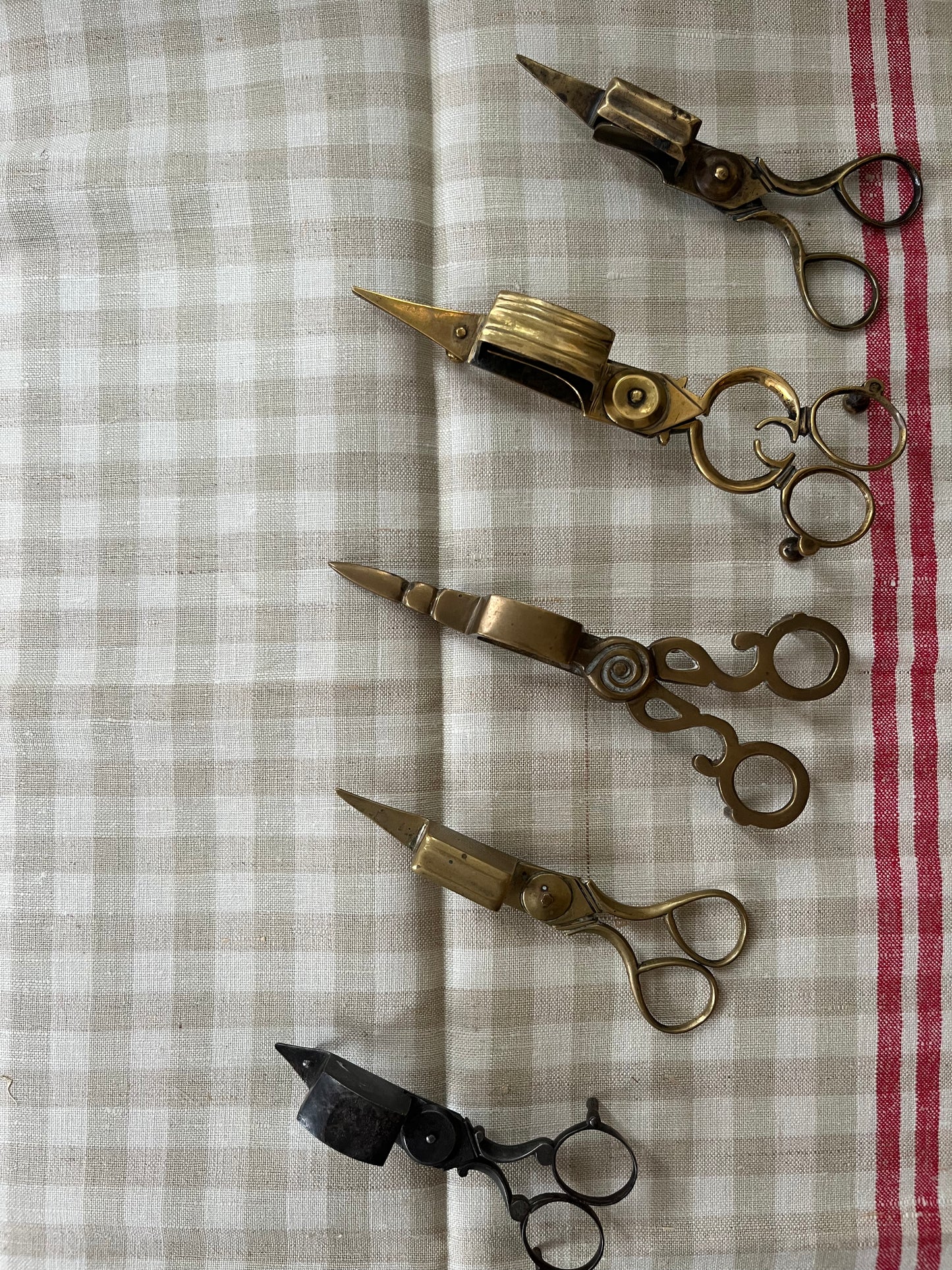 Brass Candle Snuffer Scissors – 5 different designs